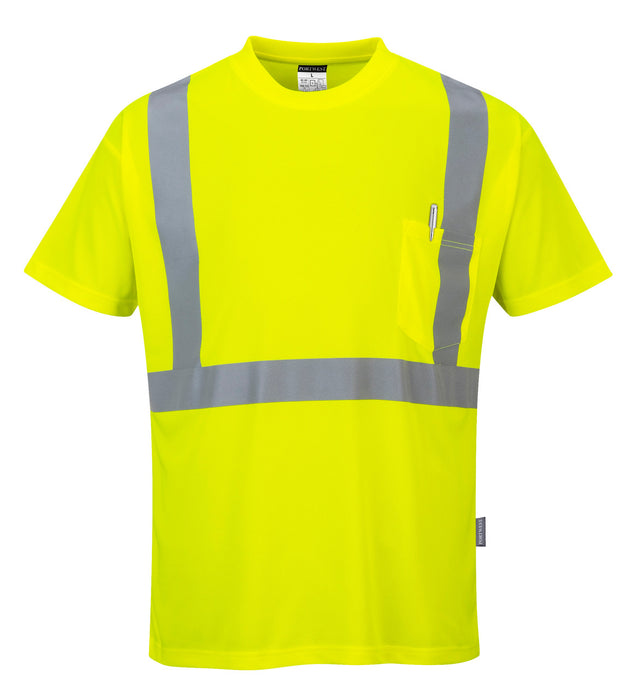 Class 2 Hi Vis Moisture Wicking T-Shirt