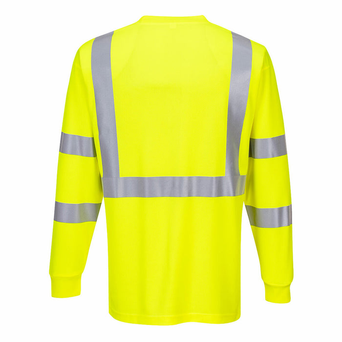 Class 3 Hi Vis Long Sleeve T-Shirt with Pocket