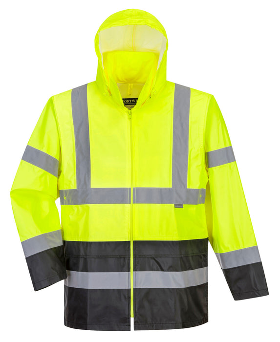 Class 3 Hi Vis Yellow with Black Bottom